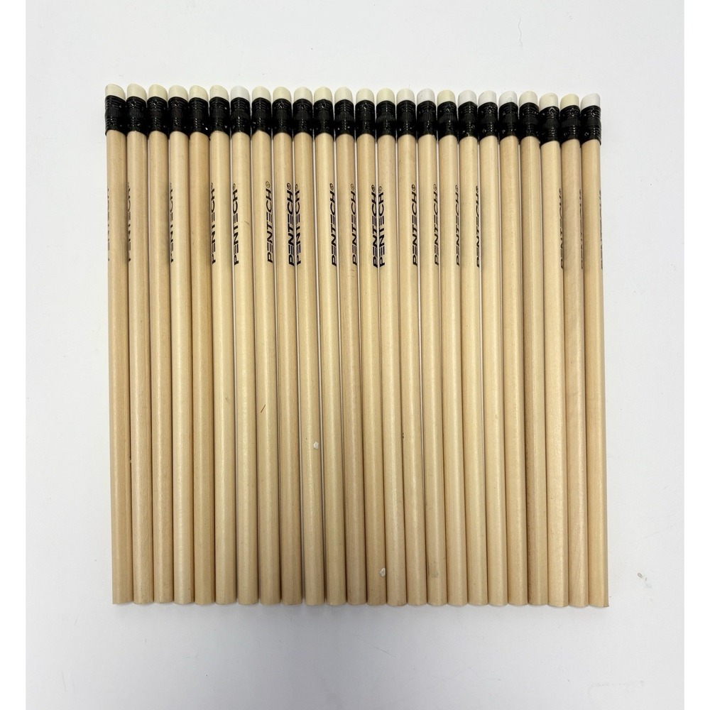 Pentech Triangular Pencils No 2 Lead Real Wood Lot of 23 Unsharpened 2005 - Picture 4 of 8